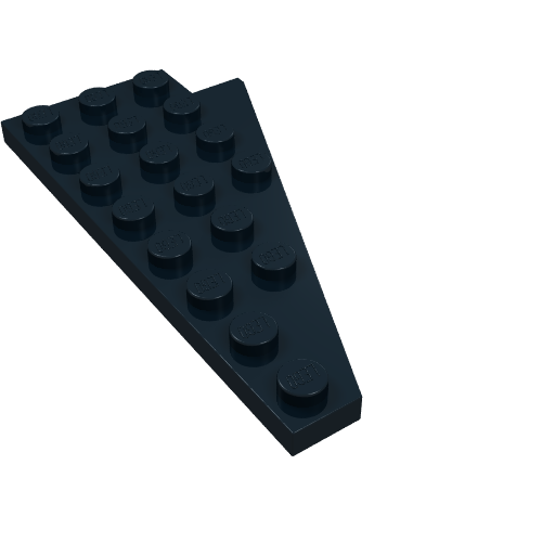 Wedge Plate 8 x 4 Wing Left