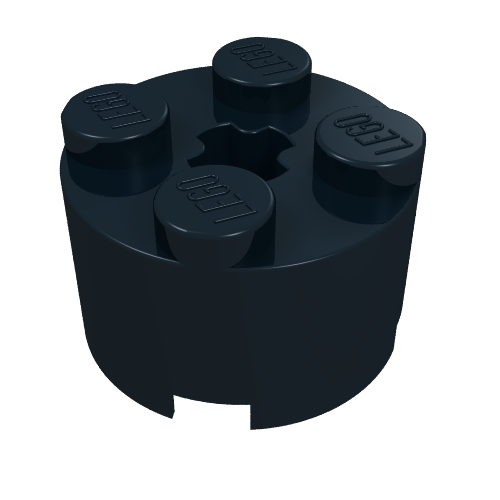 Brick Round 2 x 2 with Axle Hole