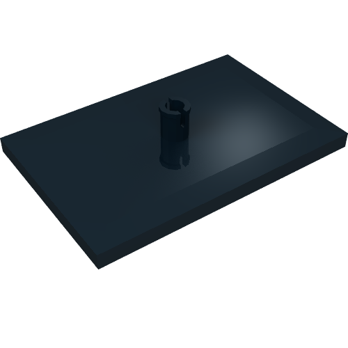 Tile Special 6 x 4 with Beveled Edges and 5mm Pin (Train Bogie Plate) (4025)