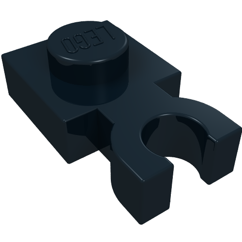 Plate Special 1 x 1 with Clip Vertical [Thick U Clip] (4085c)