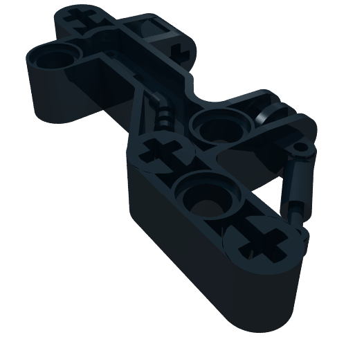 Large Figure Skeletal, Limb 1 x 3 x 7 Beam with Axle Holes (Bohrok) (41672)