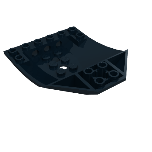 Brick Wedged, Curved Inverted 8 x 6 x 2 Cockpit (42021)