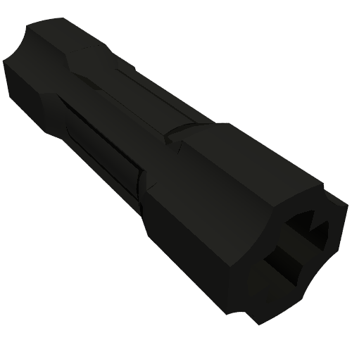 Technic Driving Ring Connector Smooth [2 rounded and 2 flat side walls]