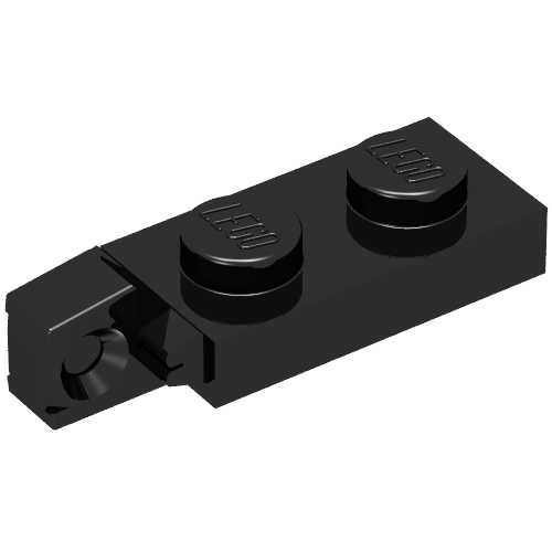Hinge Plate 1 x 2 Locking with 1 Finger On End, without Groove