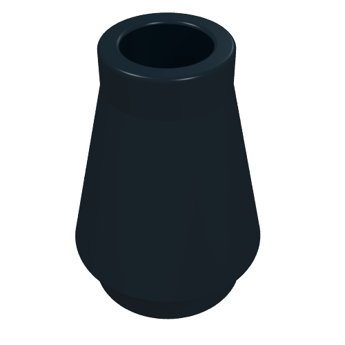 Cone 1 x 1 [No Top Groove] (4589)