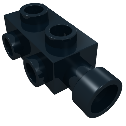 Brick Special 1 x 2 x 2/3 with Studs on Sides (4595)