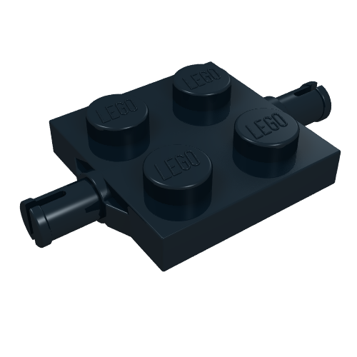 Plate Special 2 x 2 with Wheel Holders (4600)