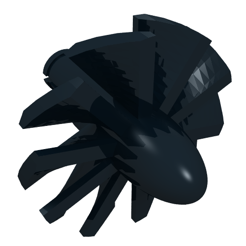 Jet Engine Fan with 10 Blades and Technic Pin (46667)