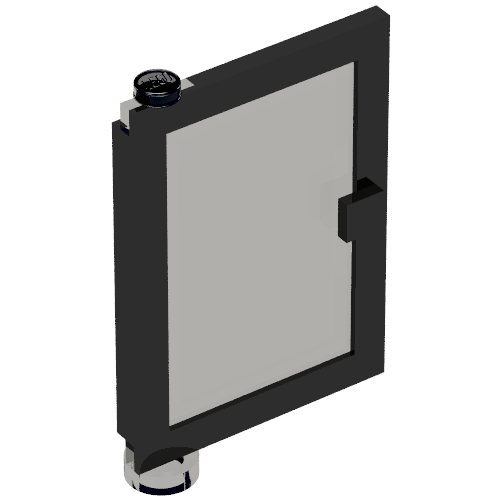 Door 1 x 4 x 5 Left with Trans-Brown Glass (47899c03)