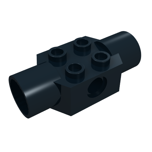 Technic Brick Special 2 x 2 with Pin Hole, with 2 Rotation Joint Sockets (48172)