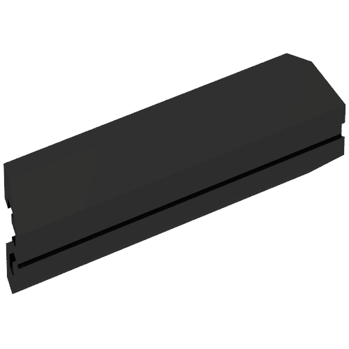 Technic Bumper 2 x 6 Rubber (48203)