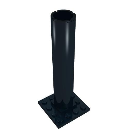 Boat, Mast Section Base 4 x 4 x 9 (4844)