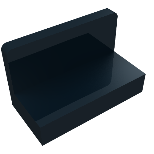 Panel 1 x 2 x 1 [Rounded Corners]