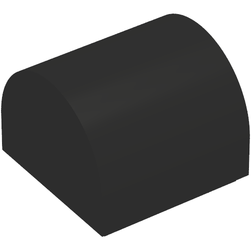 Brick Curved 1 x 1 x 2/3 Double Curved Top, No Studs