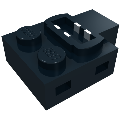 Plate Special, 2 x 2 Power Functions Wire Connector [Undetermined Bottom Type]