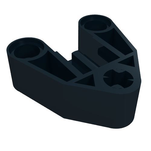 Technic Connector Block 3 x 3 Triangular with Axle, and Axle Hole (58177)
