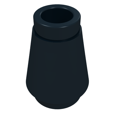 Cone 1 x 1 [Top Groove] (59900)