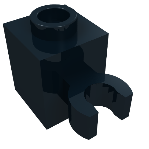 Brick Special 1 x 1 with Clip Vertical [Open O Clip, Hollow Stud]