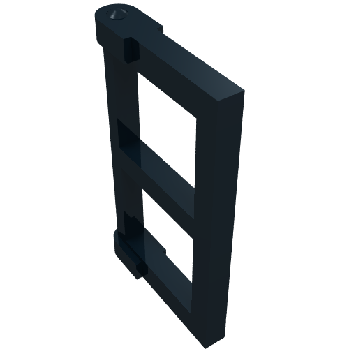 Window 1 x 2 x 3 Pane with Thick Corner Tabs