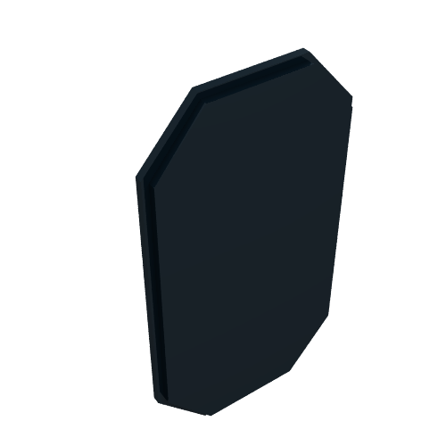 Shield Octagonal without Stud [Plain]