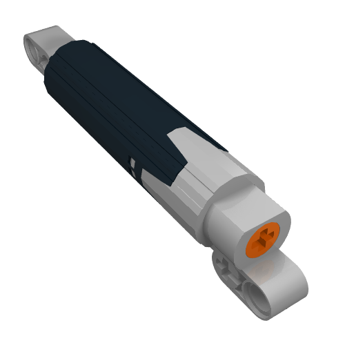 Technic Linear Actuator with Dark Bluish Gray Ends [Undetermined Version]