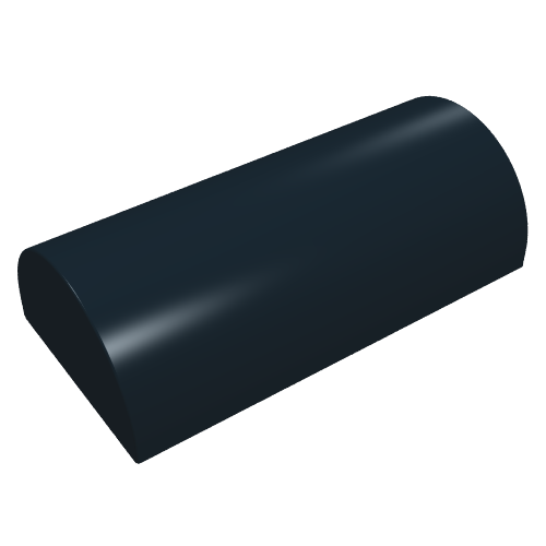 Brick Curved 2 x 4 Double, No Studs, without Groove (6192a)