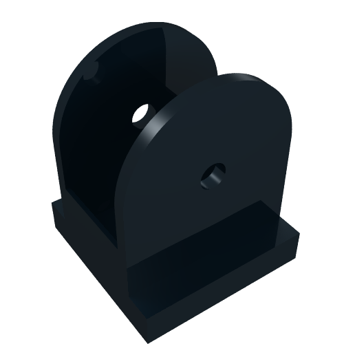 Duplo Train Crossing Barrier / Gate Base (6405)