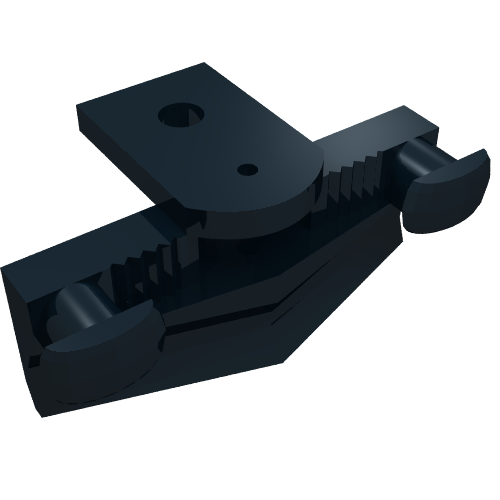 Train Buffer Beam with Plow [No Magnet]