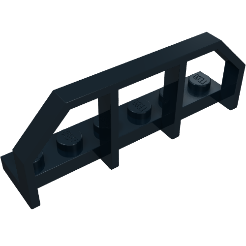 Plate Special 1 x 6 with Train Wagon End Fence (6583)