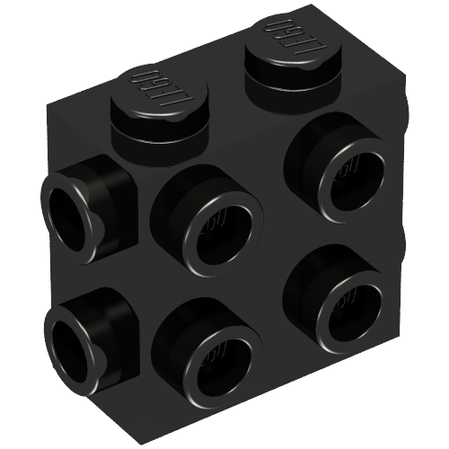Brick Special 1 x 2 x 1 2/3 with 8 Studs on 3 Sides