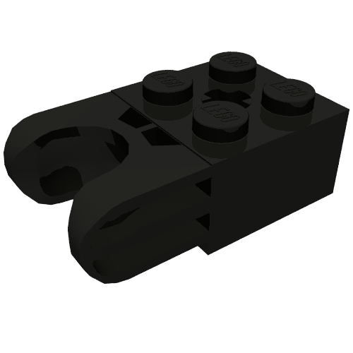 Technic Brick Special 2 x 2 with Ball Socket Wide and Axle Hole, No Arm Holes (67696)
