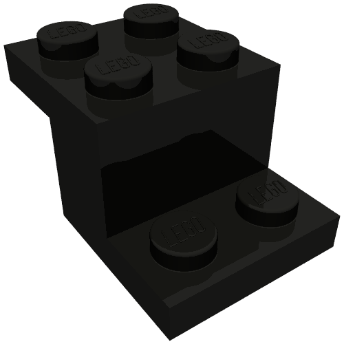 Bracket 3 x 2 x 1 1/3 with Bottom Stud Holder (73562)