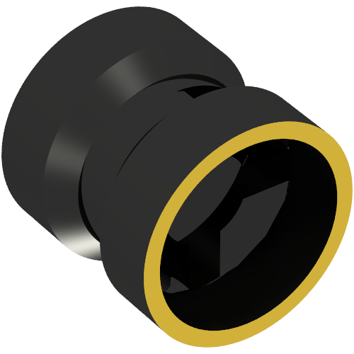 Wheel 8 x 9 (for Slicks), Hole Notched for Wheels Holder Pin, Reinforced Back with Yellow Rim Edge Print