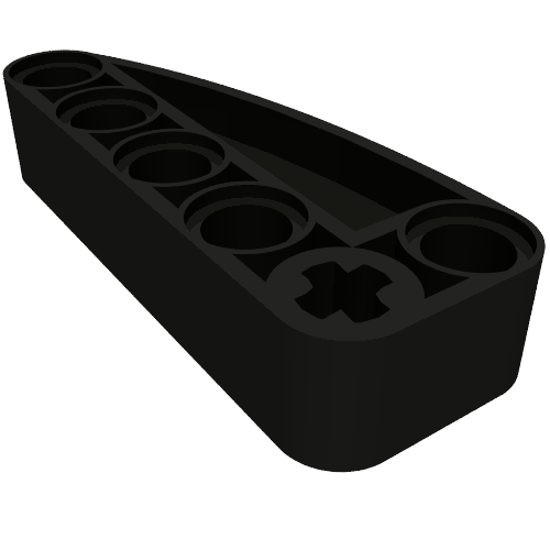 Technic Beam 2 x 5 L-Shape with Quarter Ellipse Thick (80286)