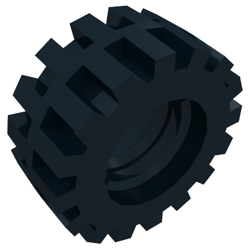 Tyre 15 x 6 Offset Tread Small with Band around Center (87414)