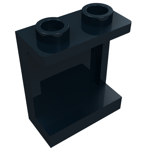 Panel 1 x 2 x 2 [Side Supports / Hollow Studs]