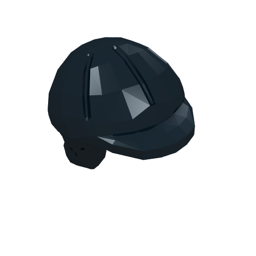 Hair and Helmet, Long with Ponytail and Riding Helmet [PLAIN] (92254)