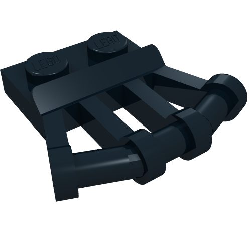 Plate Special 1 x 2 with Angled Handles on Side (92692)