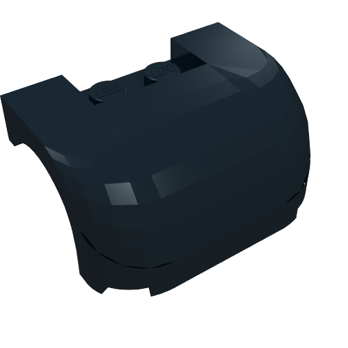 Vehicle Body, Wheel Arch / Mudguard 3 x 4 x 1 2/3 Curved Front (93587)