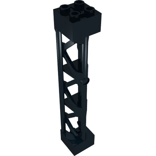 Support 2 x 2 x 10 Girder Triangular Vertical - Type 4 - 3 Posts, 3 Sections (95347)