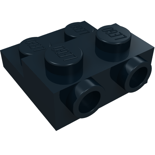Plate Special 2 x 2 x 2/3 with Two Studs On Side and Two Raised