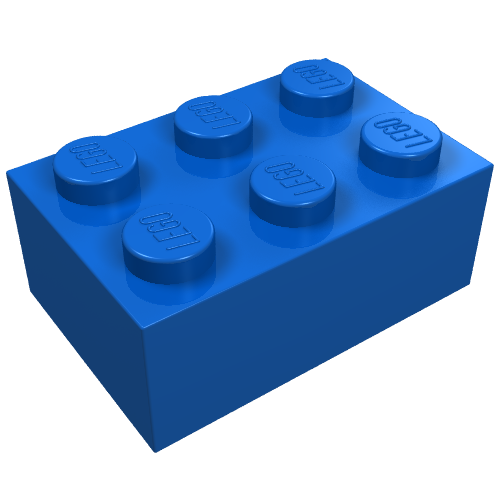 Brick 2 x 3 without Cross Supports