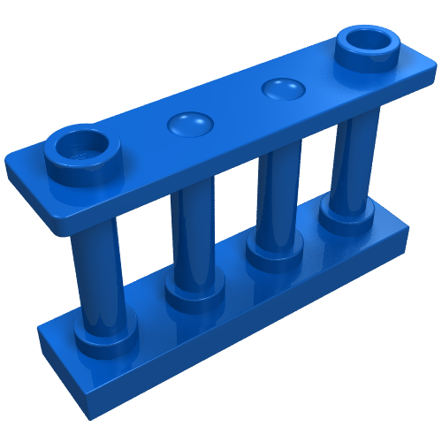 Fence Spindled 1 x 4 x 2 [2 Top Studs]
