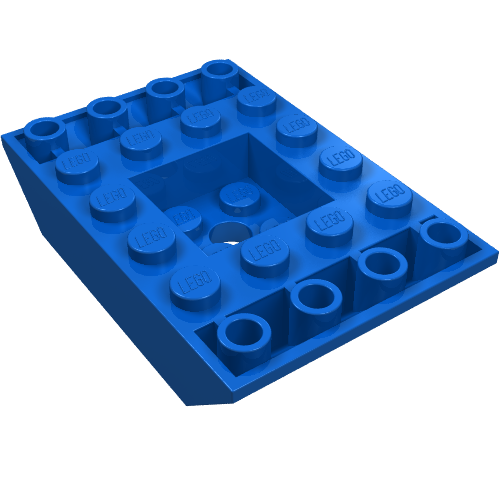 Brick Sloped Inverted 45° 6 x 4 Double with Recessed Center