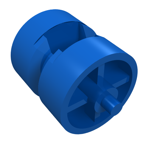 Wheel Centre Wide with Stub Axles [Tricycle]