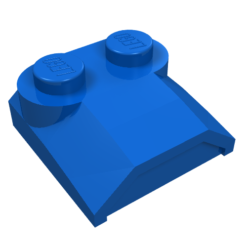 Brick Curved 2 x 2 x 2/3 Two Studs and Lip End