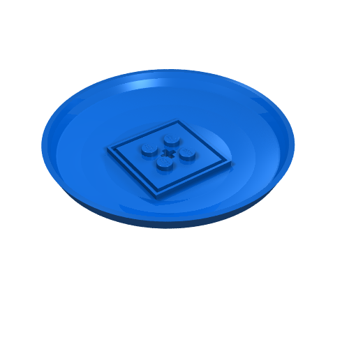 Pod, Bottom Cap 9 x 9 x 1 X-Pod (47676)