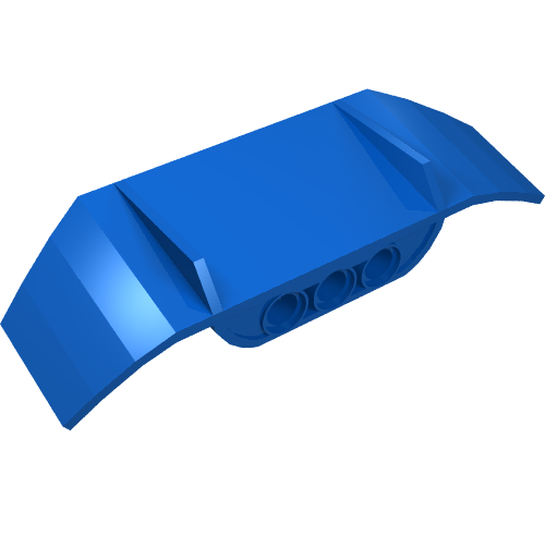 Technic Car Spoiler 3 x 8 [Three Holes]