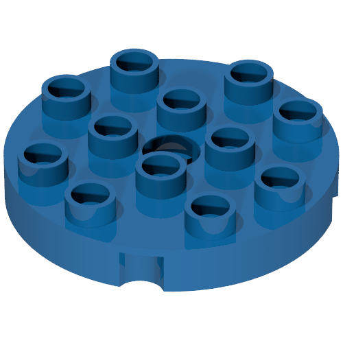 Duplo Plate Round 4 x 4 (98222)