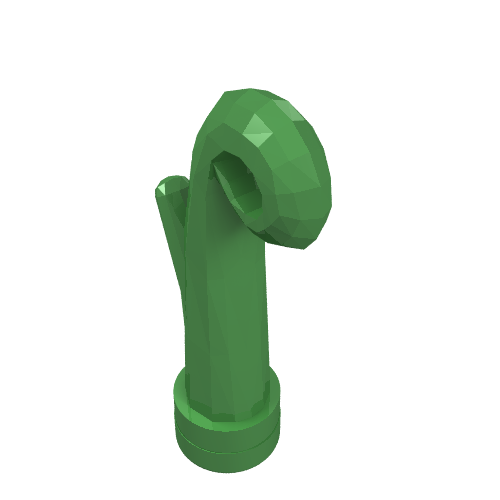 Plant, Grass Stem with Bar Hole [3.2mm] (15279)